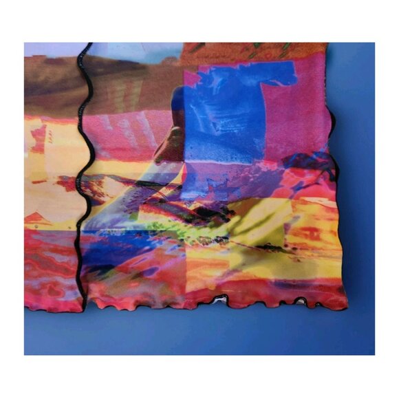 SEEA Leo SURF TOP MEDIUM Wavelength Stretch Cropped Beach Women's Surfer Swim - Picture 9 of 15